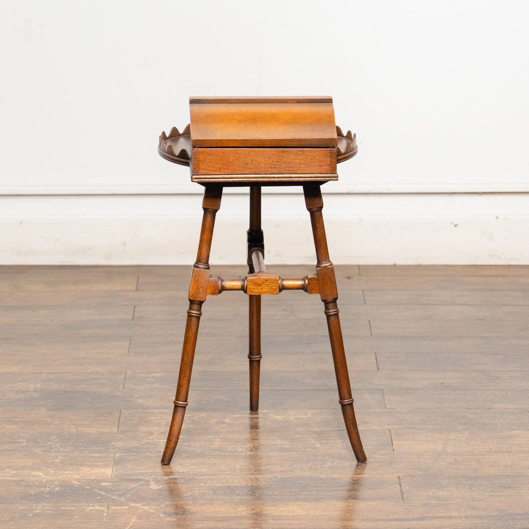 便利な小箱付きのレアな逸品 ヴィクトリアン バトラーズテーブル /25G