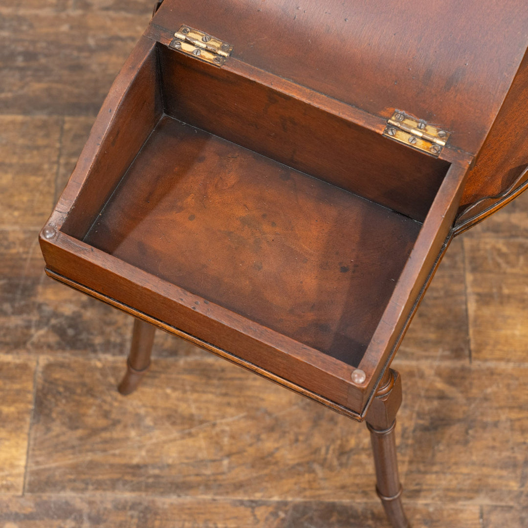 便利な小箱付きのレアな逸品 ヴィクトリアン バトラーズテーブル /25G