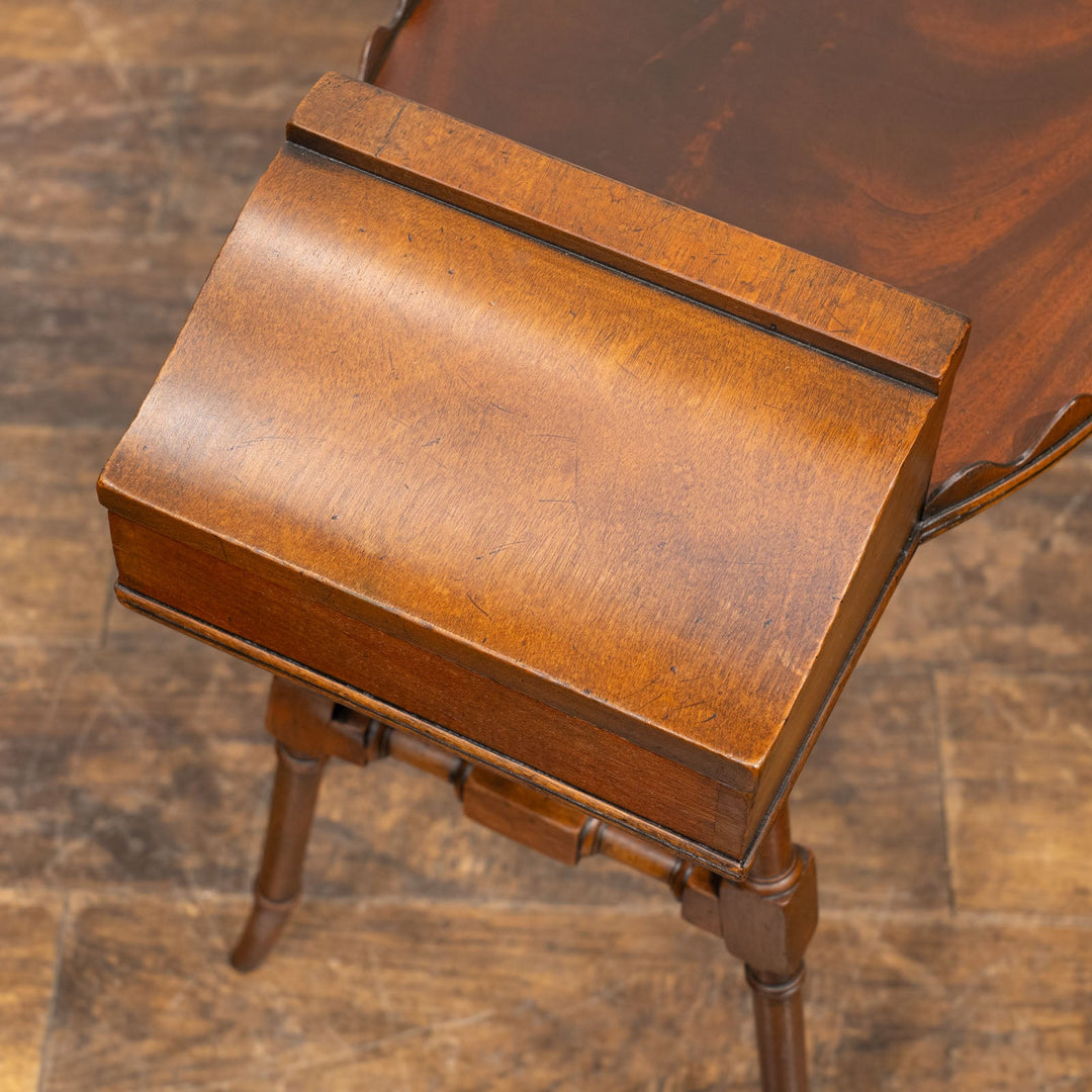 便利な小箱付きのレアな逸品 ヴィクトリアン バトラーズテーブル /25G