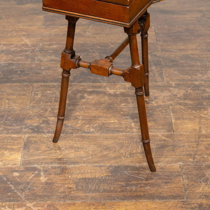 便利な小箱付きのレアな逸品 ヴィクトリアン バトラーズテーブル /25G