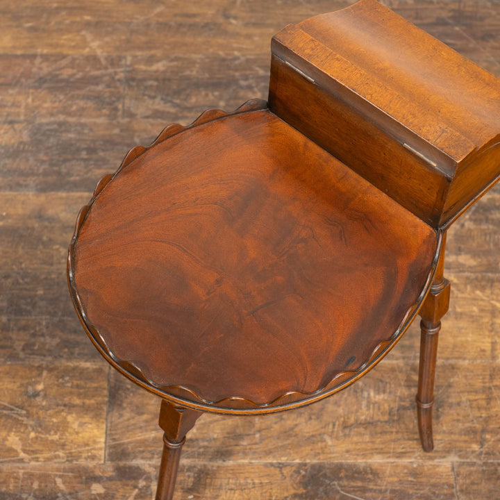 便利な小箱付きのレアな逸品 ヴィクトリアン バトラーズテーブル /25G