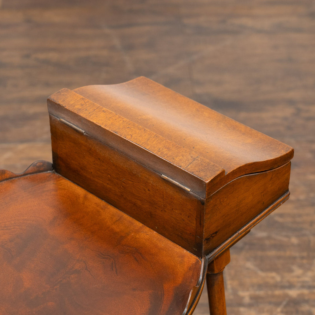 便利な小箱付きのレアな逸品 ヴィクトリアン バトラーズテーブル /25G