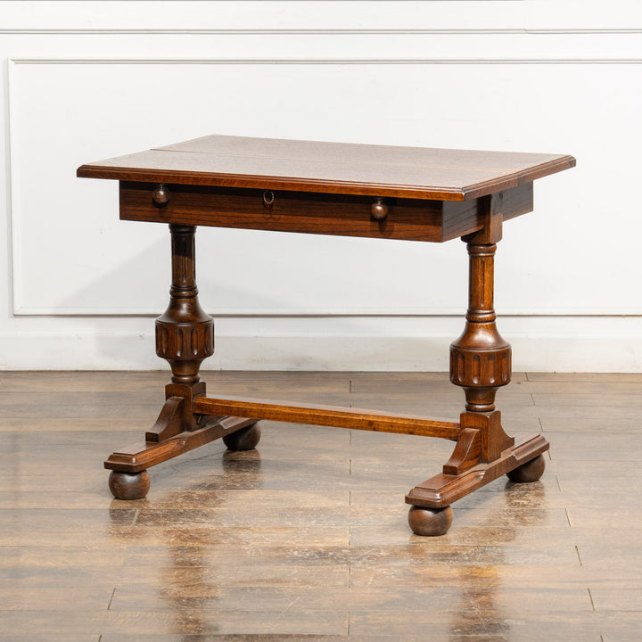 【Ee-zi-way イージーウェイ】中央の折り畳まれた天板が拡張する レアな逸品 サプライズテーブル /25G-A