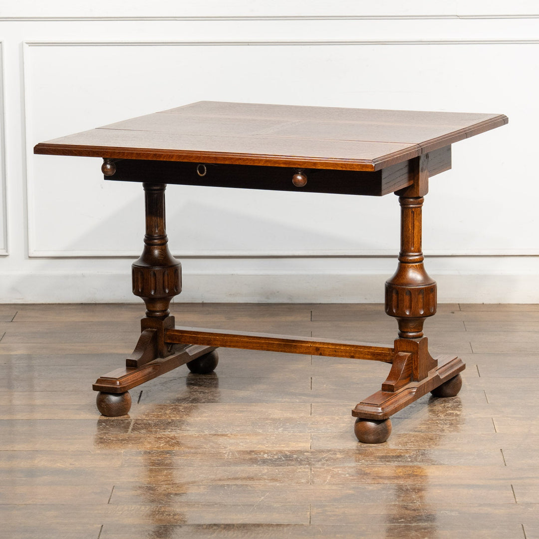 【Ee-zi-way イージーウェイ】中央の折り畳まれた天板が拡張する レアな逸品 サプライズテーブル /25G-A