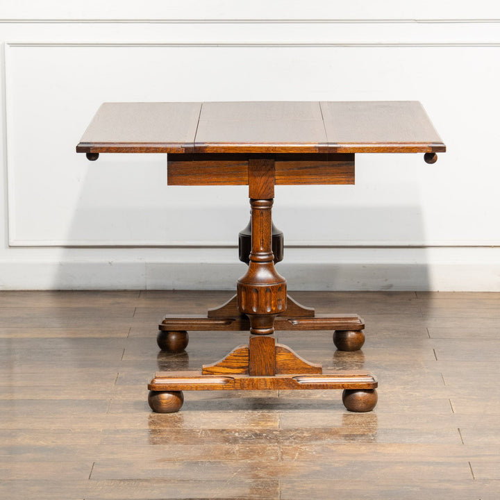 【Ee-zi-way イージーウェイ】中央の折り畳まれた天板が拡張する レアな逸品 サプライズテーブル /25G-A