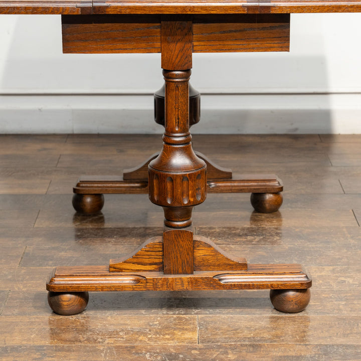 【Ee-zi-way イージーウェイ】中央の折り畳まれた天板が拡張する レアな逸品 サプライズテーブル /25G-A