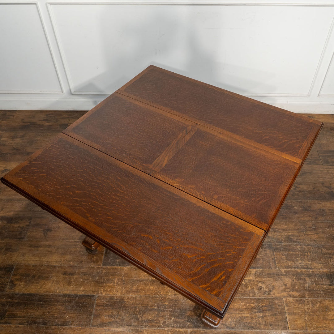 【Ee-zi-way イージーウェイ】中央の折り畳まれた天板が拡張する レアな逸品 サプライズテーブル /25G-A