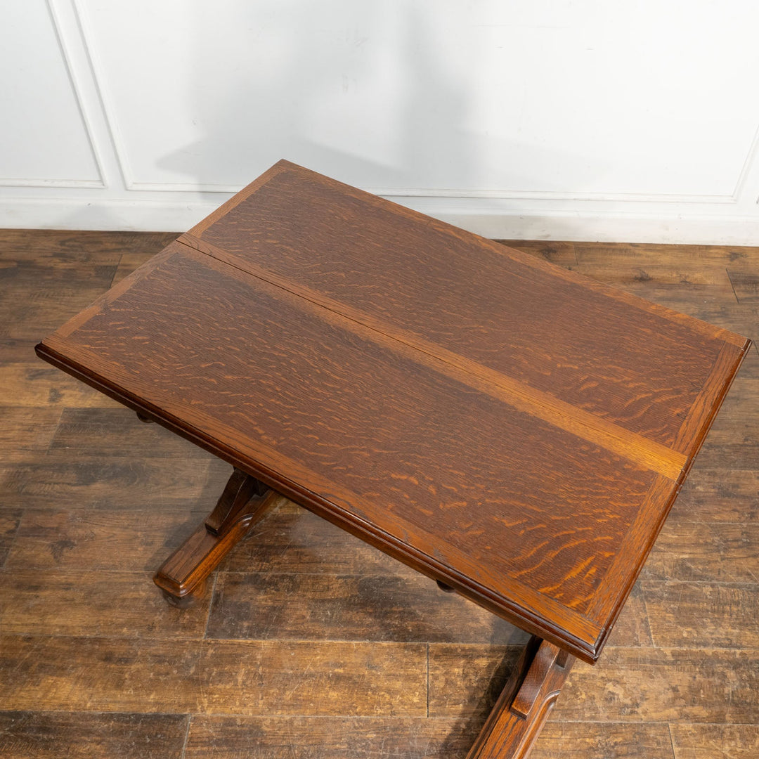 【Ee-zi-way イージーウェイ】中央の折り畳まれた天板が拡張する レアな逸品 サプライズテーブル /25G-A