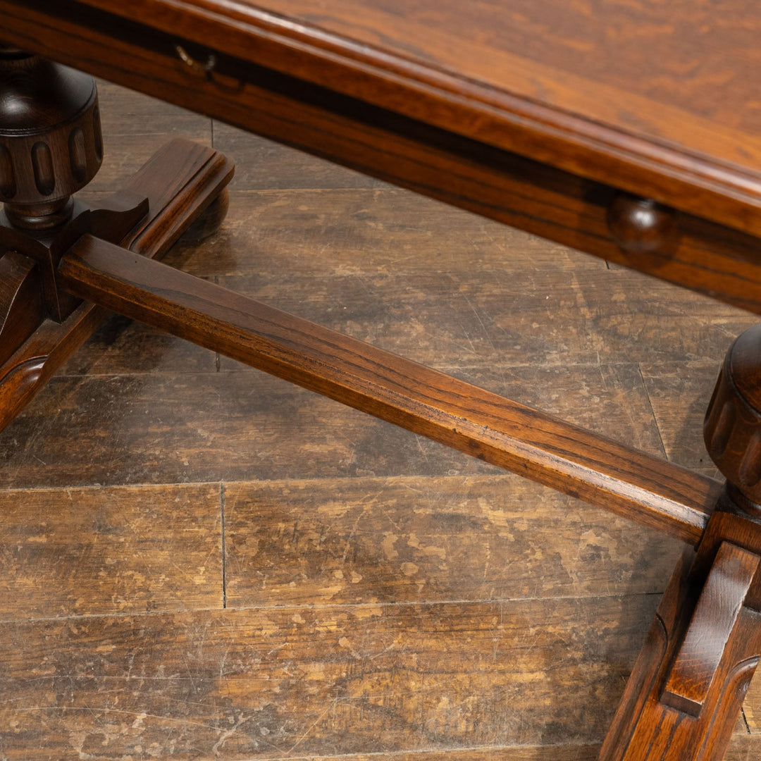 【Ee-zi-way イージーウェイ】中央の折り畳まれた天板が拡張する レアな逸品 サプライズテーブル /25G-A