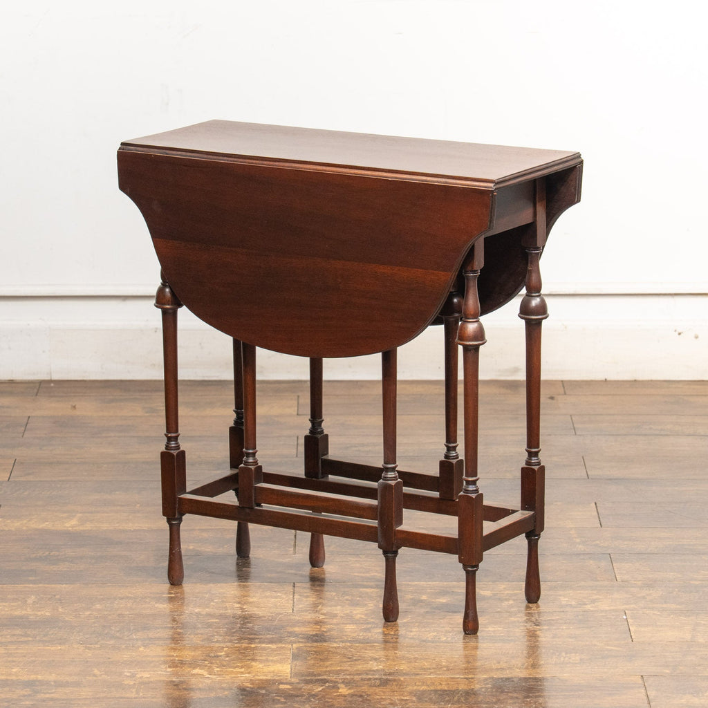 象嵌 ゲートレッグ ゲームテーブル 半円 折りたたみ 円形 拡張式 アンティーク 象嵌 ゲートレッグ ゲームテーブル 半円 折りたたみ 円形 拡張式