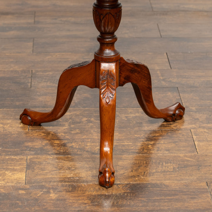 華やかな天板を優雅なトライポッドが支える ティーテーブル /25G