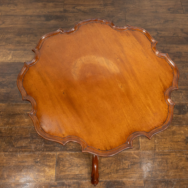 華やかな天板を優雅なトライポッドが支える ティーテーブル /25G