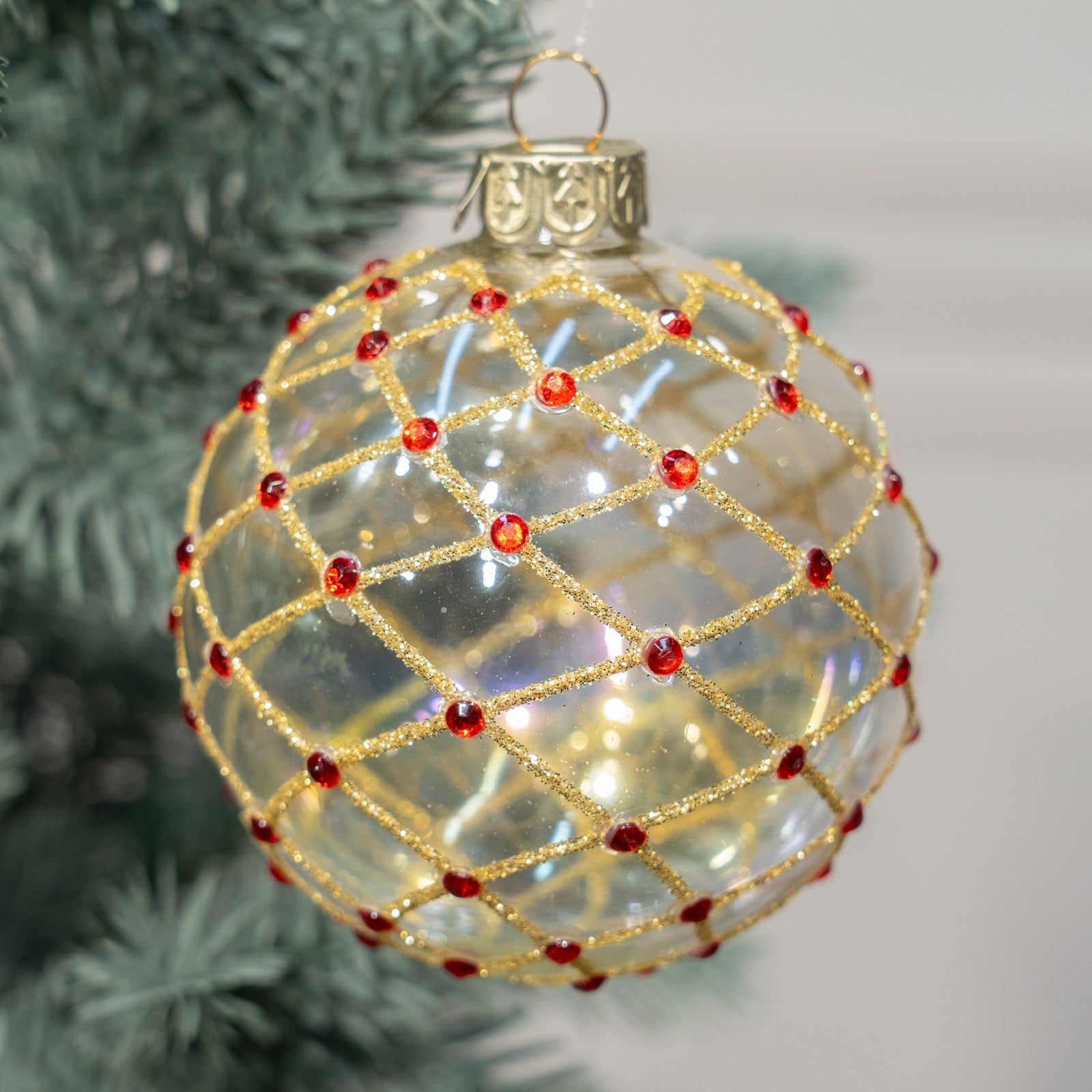 GISELA GRAHAM ジセラグラハム】オーナメント グラスボール バブル CL