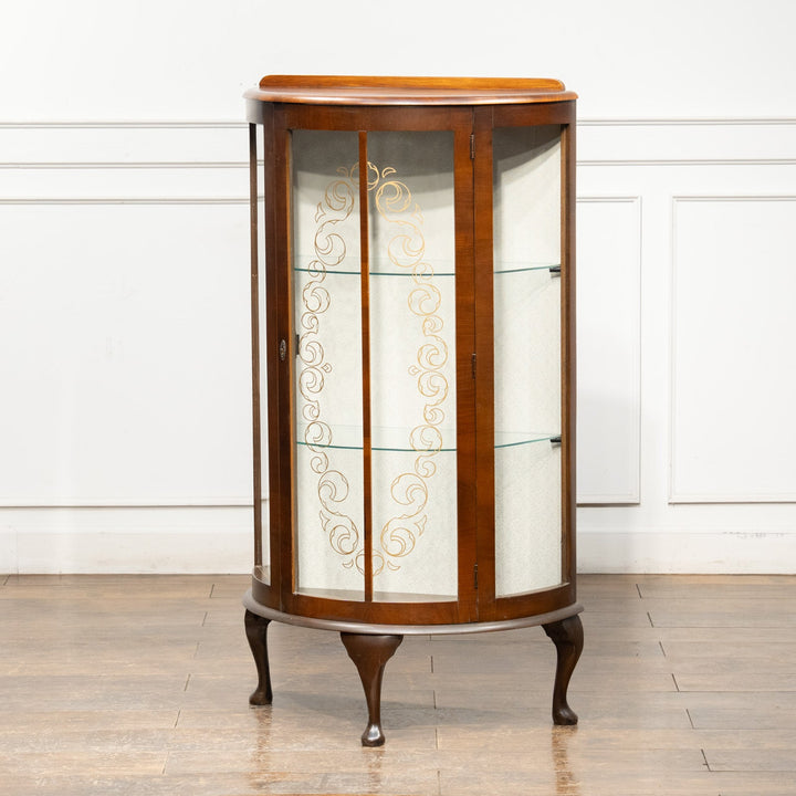 美しく気品漂うハーフムーンスタイル ガラスキャビネット /25G-C