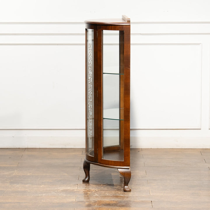 美しく気品漂うハーフムーンスタイル ガラスキャビネット /25G-B