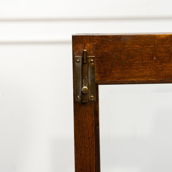 すっきりしたフォルムがお部屋に馴染む オーク ガラスブックケース /25G-B