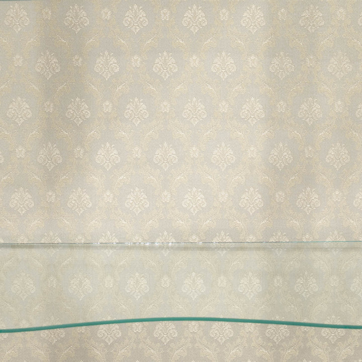 曲線のフロントデザインが優雅 ハーフムーンスタイル ガラスキャビネット /25G-B