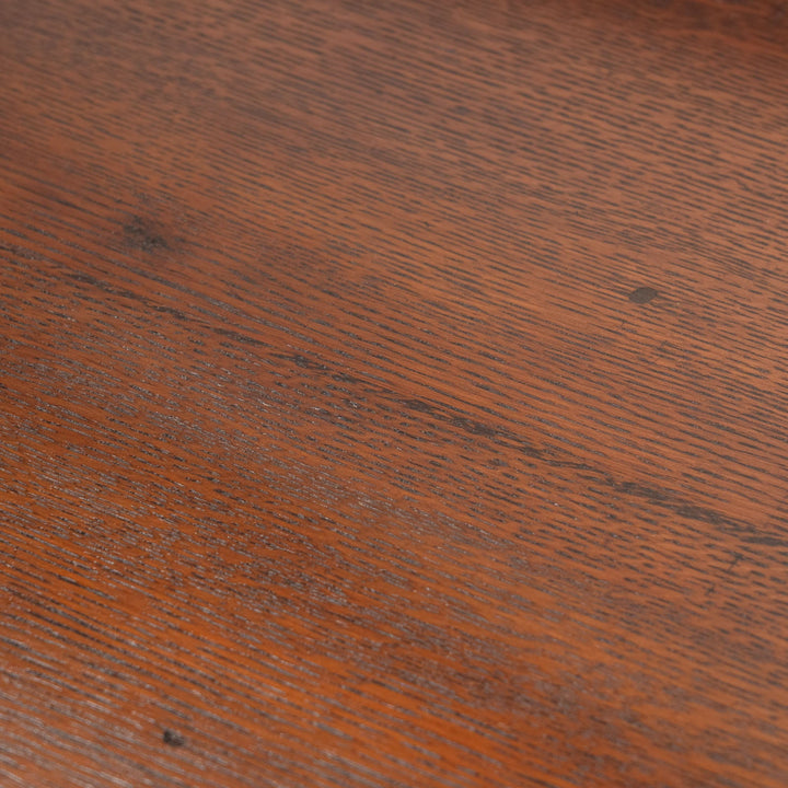 モダンなデザインのハンドルがアクセント キャスター付き サイドボード /25G