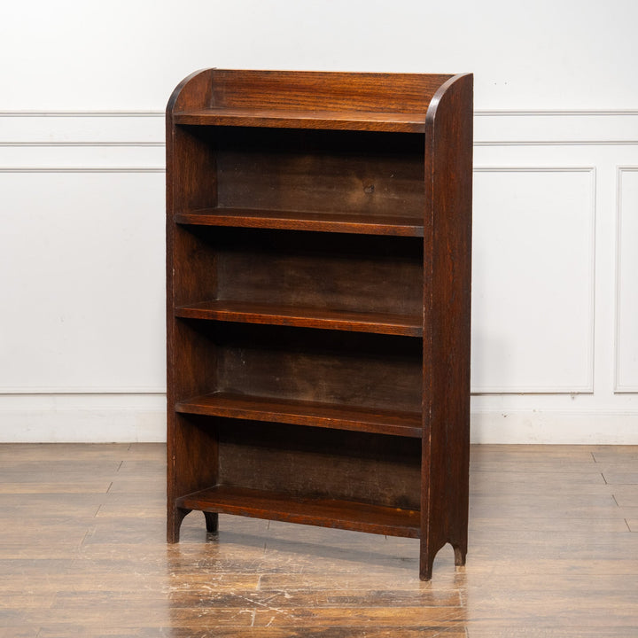 シンプルなフォルムに経年を感じるオーク材の質感が素敵 ブックシェルフ /25G