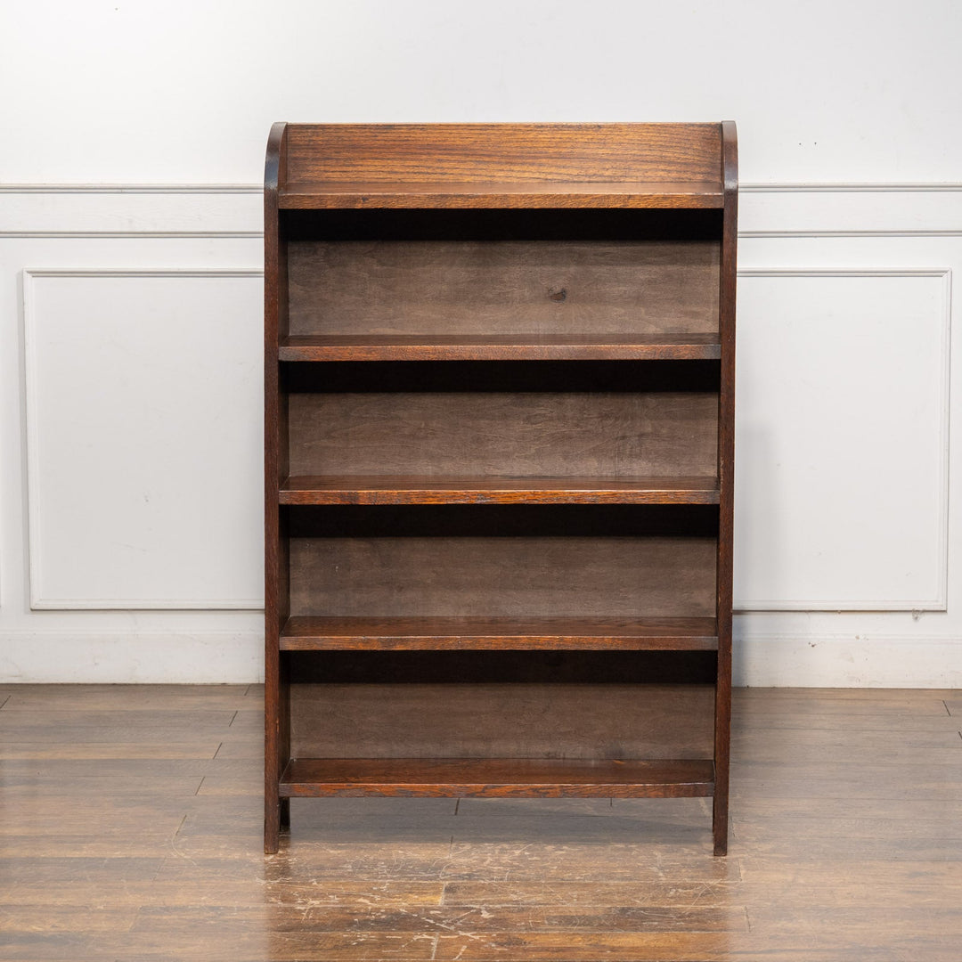 シンプルなフォルムに経年を感じるオーク材の質感が素敵 ブックシェルフ /25G