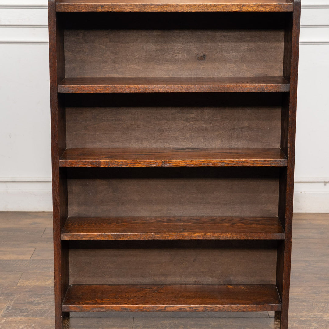 シンプルなフォルムに経年を感じるオーク材の質感が素敵 ブックシェルフ /25G