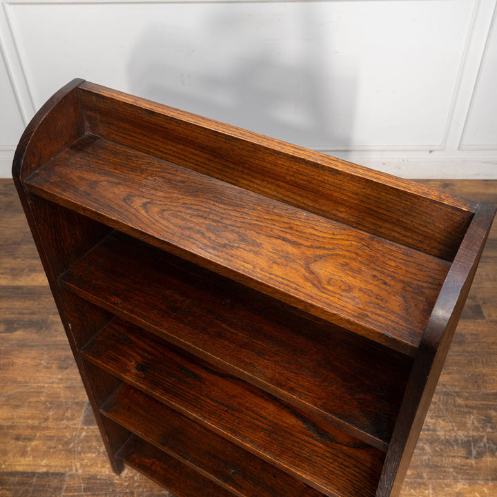 シンプルなフォルムに経年を感じるオーク材の質感が素敵 ブックシェルフ /25G