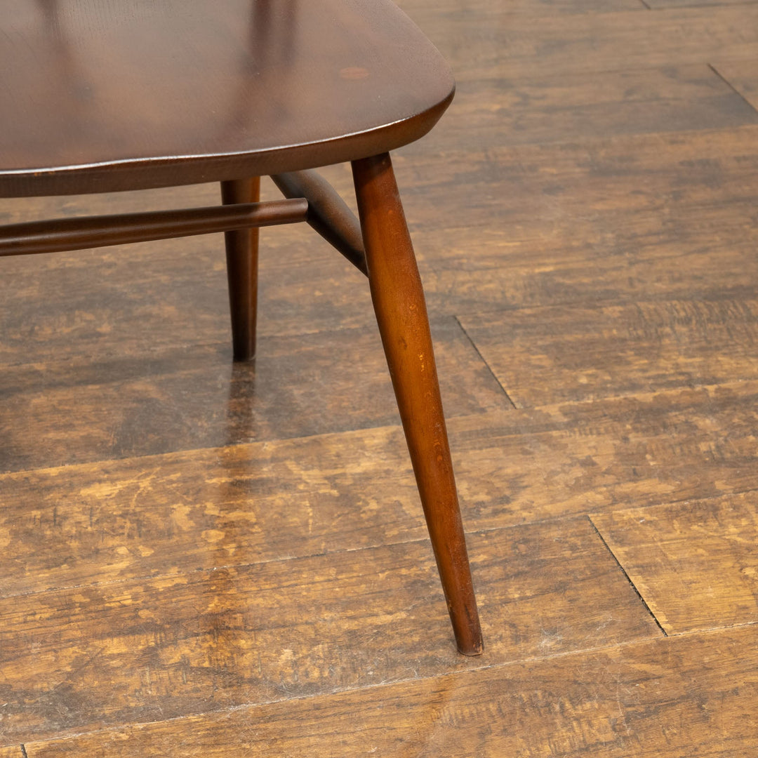 英国【ERCOL アーコール】背中をしっかり支えてくれる ラダーバックチェア No.496 オールドコロニアル /25G-1