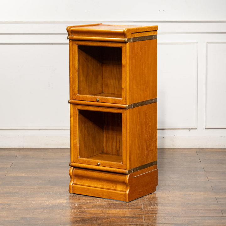 積み重ねても横に並べても様になる オーク スタッキングブックケース /25G-A