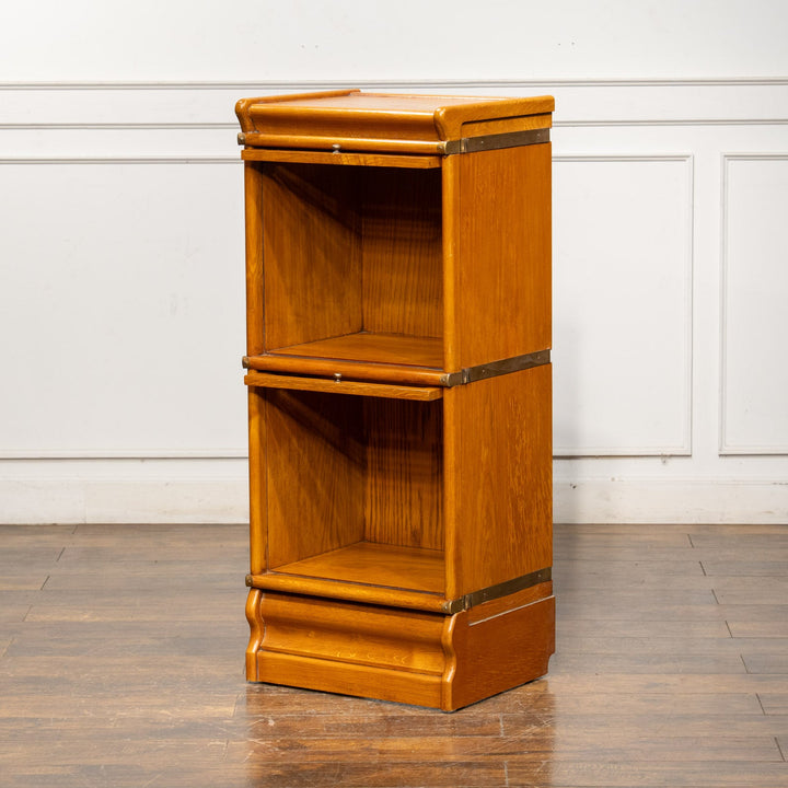 積み重ねても横に並べても様になる オーク スタッキングブックケース /25G-A