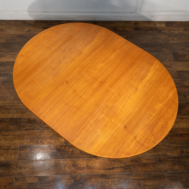 北欧らしいシンプルですっきりとしたデザイン エクステンション ラウンド ダイニングテーブル /25G