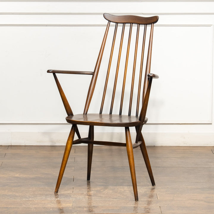 英国【ERCOL アーコール】ゴールドスミスアームチェア No.369A ウインザー Old Colonial オールドコロニアル /25G-9