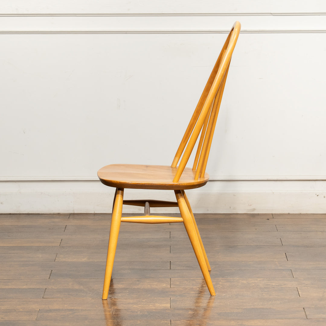 英国【ERCOL アーコール】曲木のボウバック 5本スポーク ウィンザー クエーカーチェア No.365 /25G-2