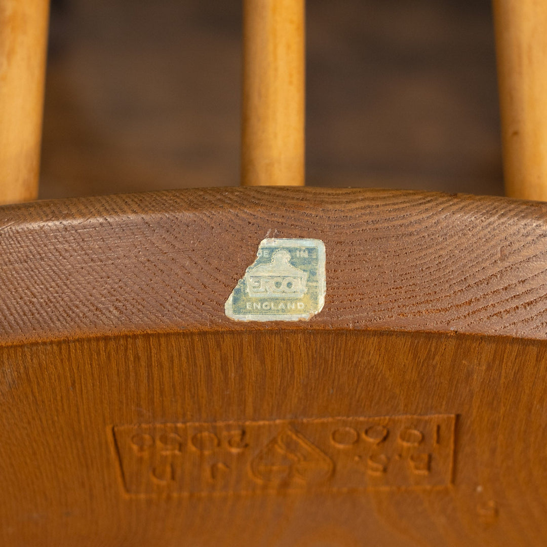 英国【ERCOL アーコール】曲木のボウバック 5本スポーク ウィンザー クエーカーチェア No.365 /25G-7