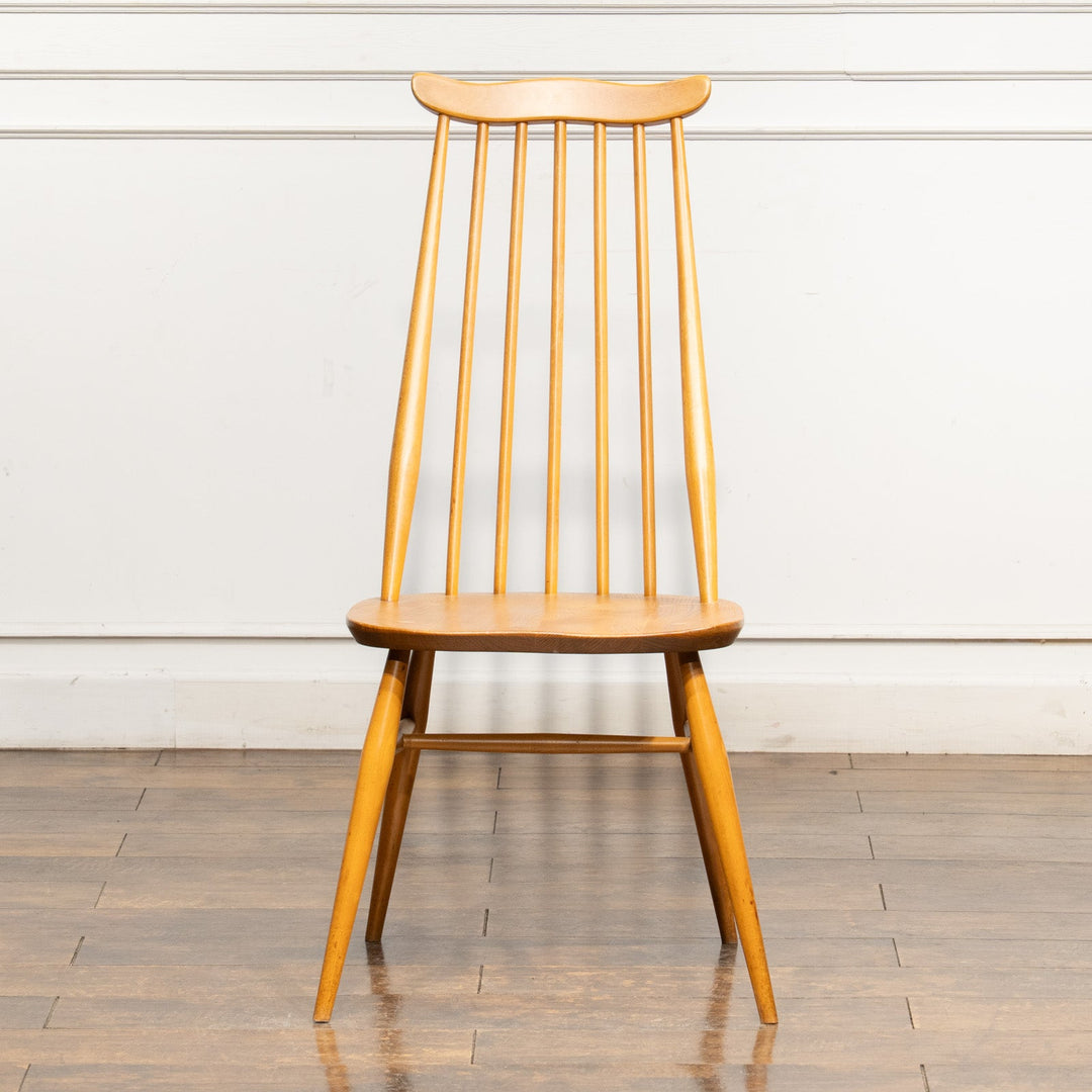 英国【ERCOL アーコール】洗練された佇まい ウインザー ゴールドスミスチェア No.369 /25G-5