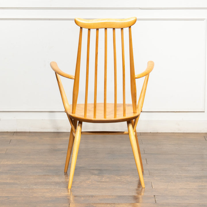 英国【ERCOL アーコール】スラッとしたハイバックが特徴的 ウィンザー ゴールドスミスアームチェア No.369A /25G-B2