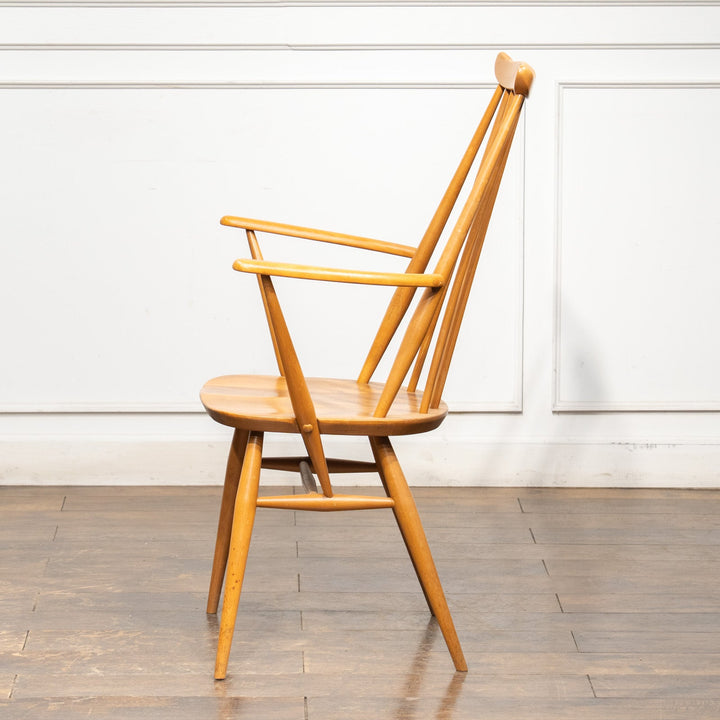 英国【ERCOL アーコール】スラッとしたハイバックが特徴的 ウィンザー ゴールドスミスアームチェア No.369A /25G-B5