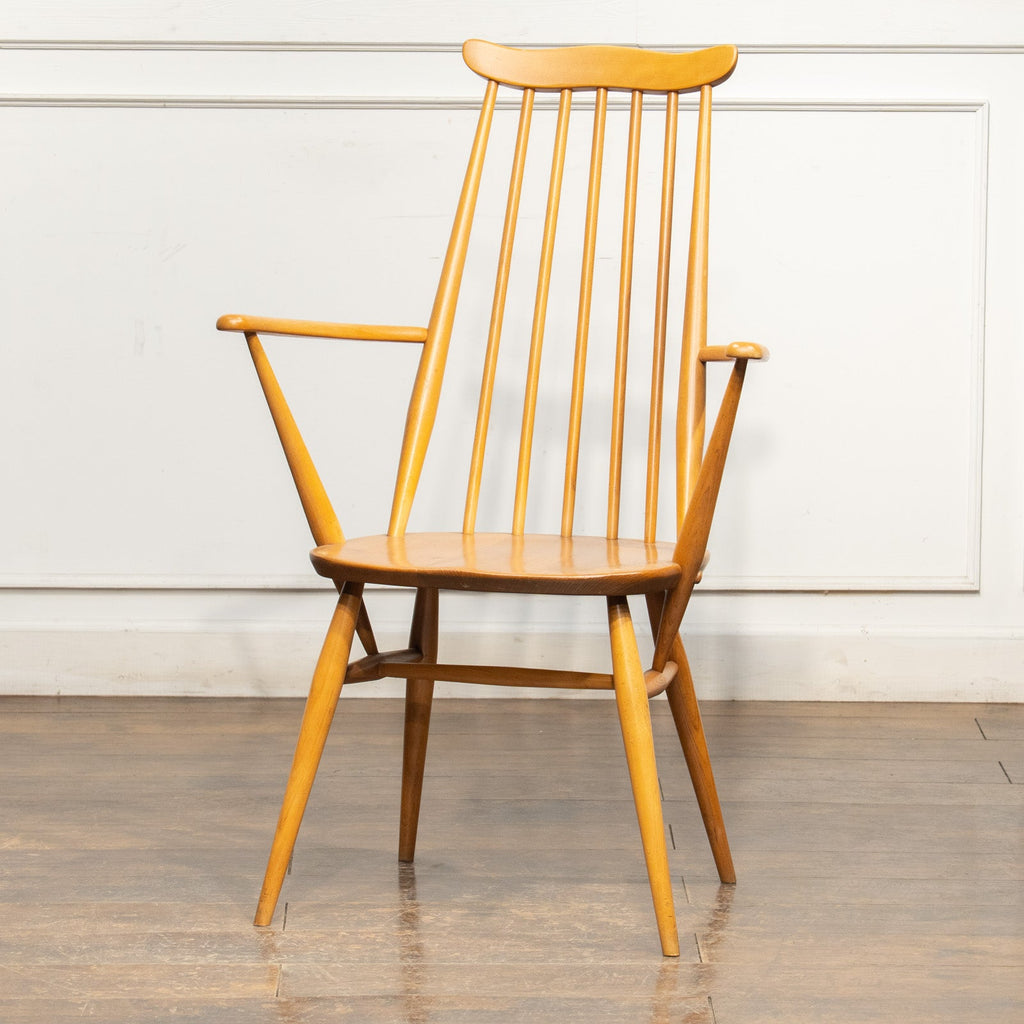 英国【ERCOL アーコール】スラッとしたハイバックが特徴的 ウィンザー