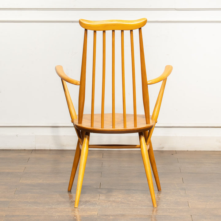 英国【ERCOL アーコール】スラッとしたハイバックが特徴的 ウィンザー ゴールドスミスアームチェア No.369A /25G-B5