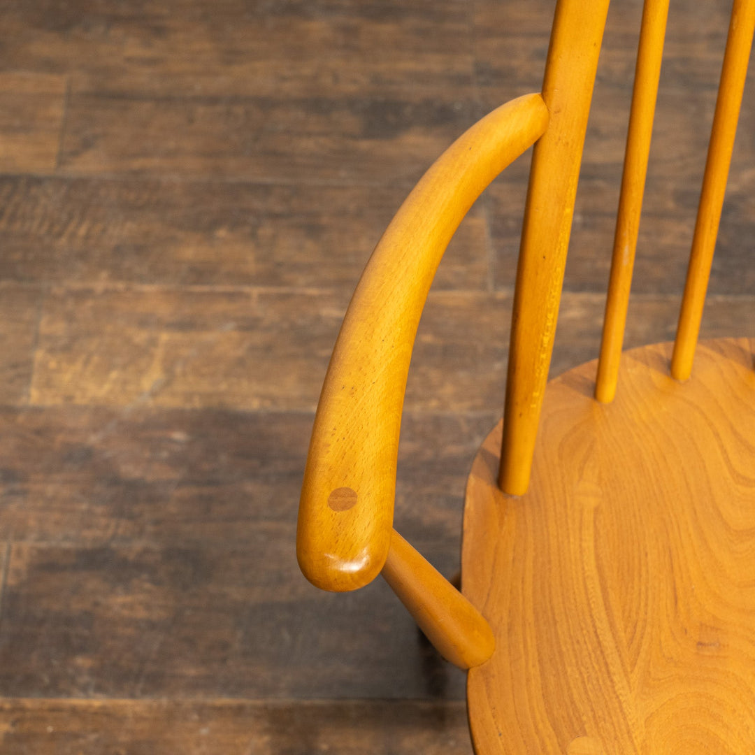 英国【ERCOL アーコール】曲木のボウバック 5本スポーク ウィンザー クエーカーアームチェア No.365A /25G-B1