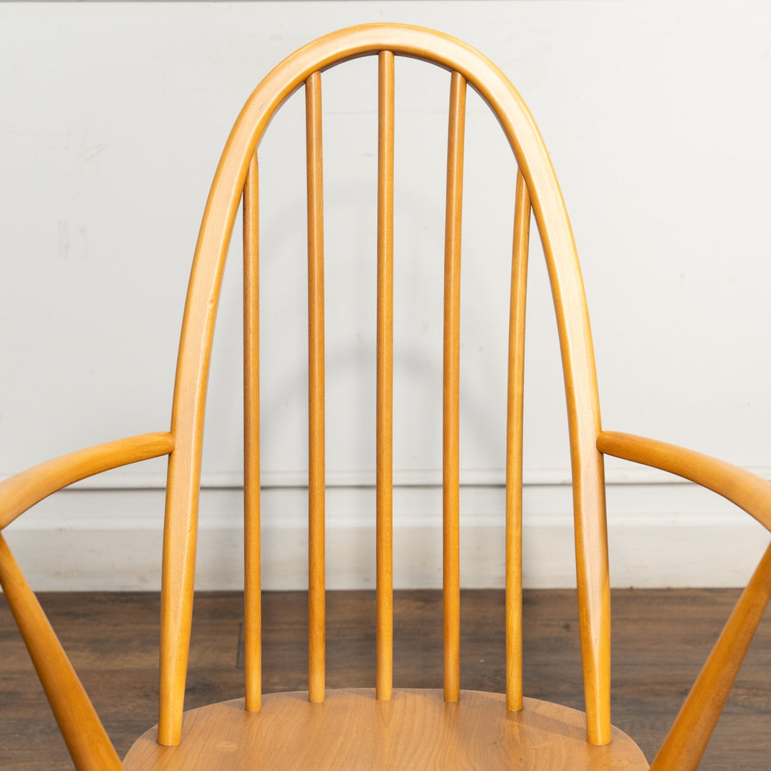 英国【ERCOL アーコール】曲木のボウバック 5本スポーク ウィンザー クエーカーアームチェア No.365A /25G-B3