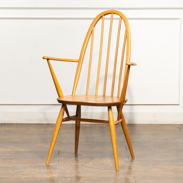 英国【ERCOL アーコール】曲木のボウバック 5本スポーク ウィンザー クエーカーアームチェア No.365A /25G-B4