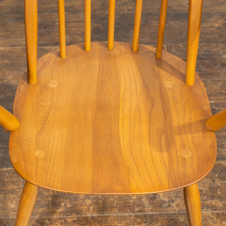英国【ERCOL アーコール】曲木のボウバック 5本スポーク ウィンザー クエーカーアームチェア No.365A /25G-B4