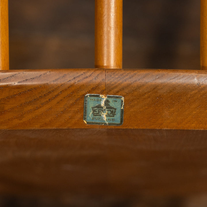 英国【ERCOL アーコール】曲木のボウバック 5本スポーク ウィンザー クエーカーアームチェア No.365A /25G-B4