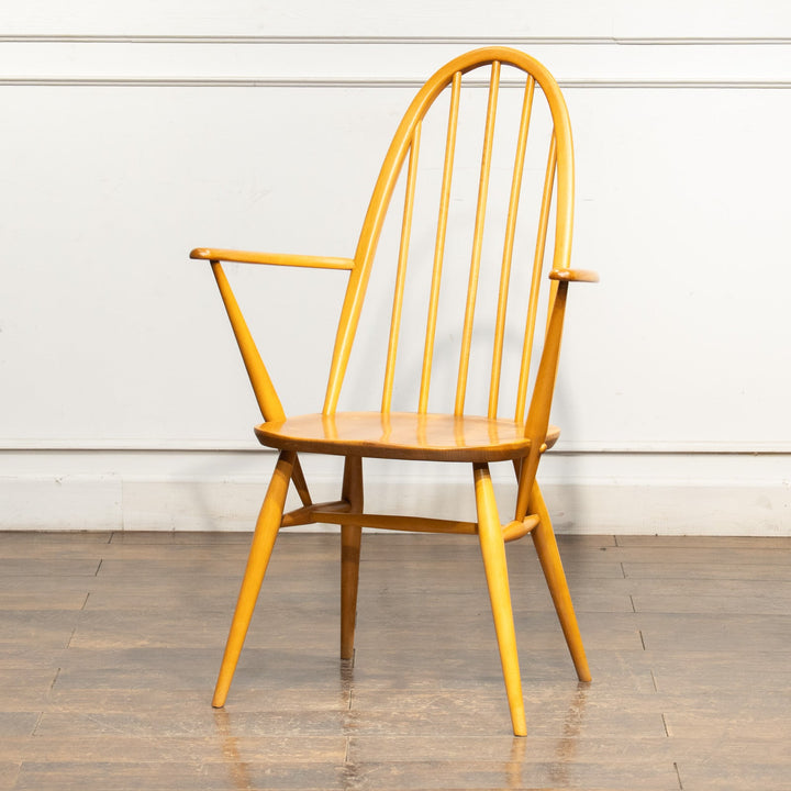 英国【ERCOL アーコール】曲木のボウバック 5本スポーク ウィンザー クエーカーアームチェア No.365A /25G-B5