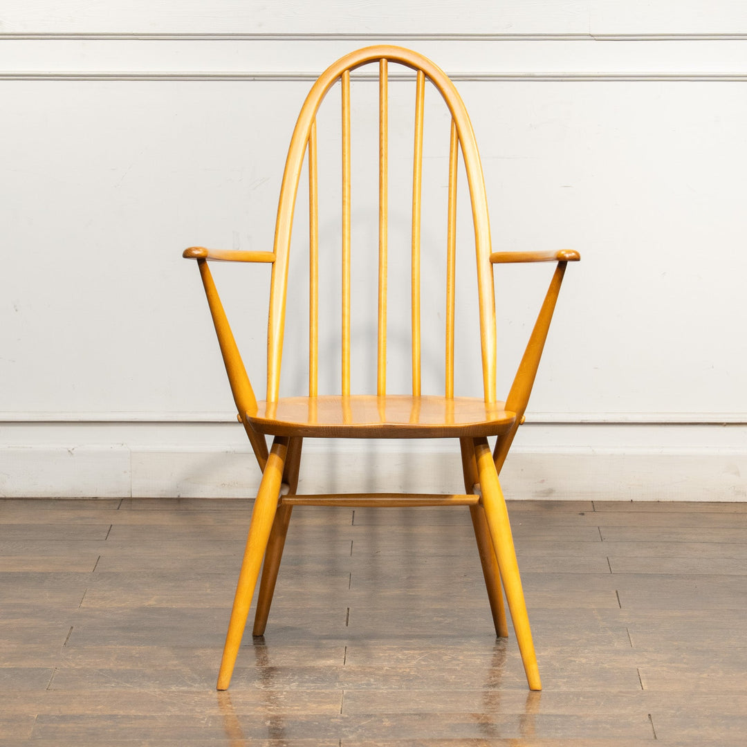 英国【ERCOL アーコール】曲木のボウバック 5本スポーク ウィンザー クエーカーアームチェア No.365A /25G-B5