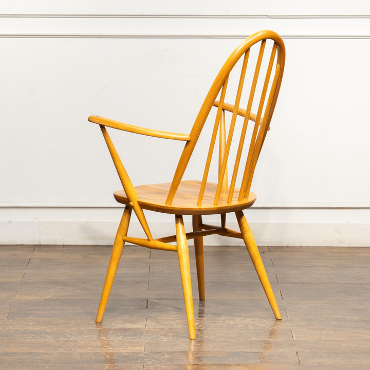 英国【ERCOL アーコール】曲木のボウバック 5本スポーク ウィンザー クエーカーアームチェア No.365A /25G-B5