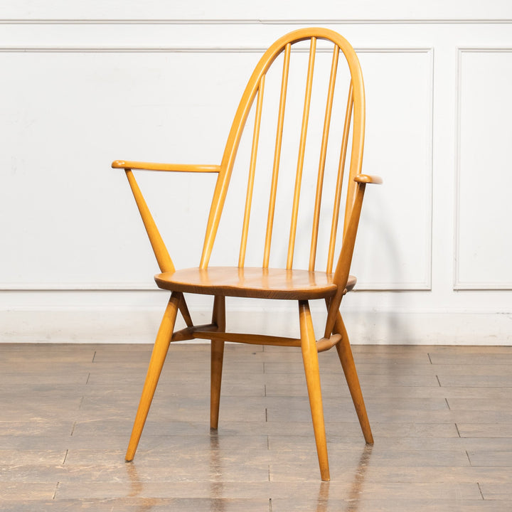 英国【ERCOL アーコール】曲木のボウバック 5本スポーク ウィンザー クエーカーアームチェア No.365A /25G-B6
