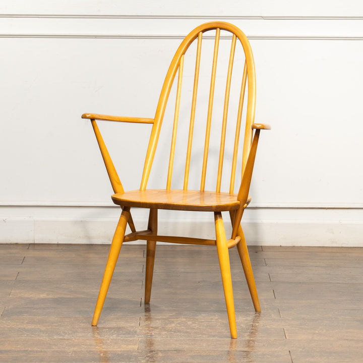 英国【ERCOL アーコール】曲木のボウバック 5本スポーク ウィンザー クエーカーアームチェア No.365A /25G-B8