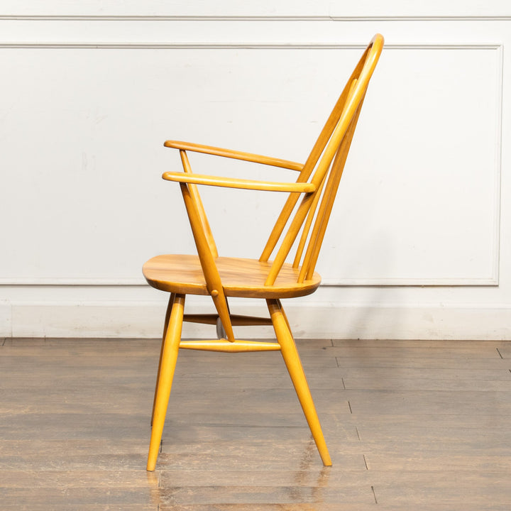 英国【ERCOL アーコール】曲木のボウバック 5本スポーク ウィンザー クエーカーアームチェア No.365A /25G-B8