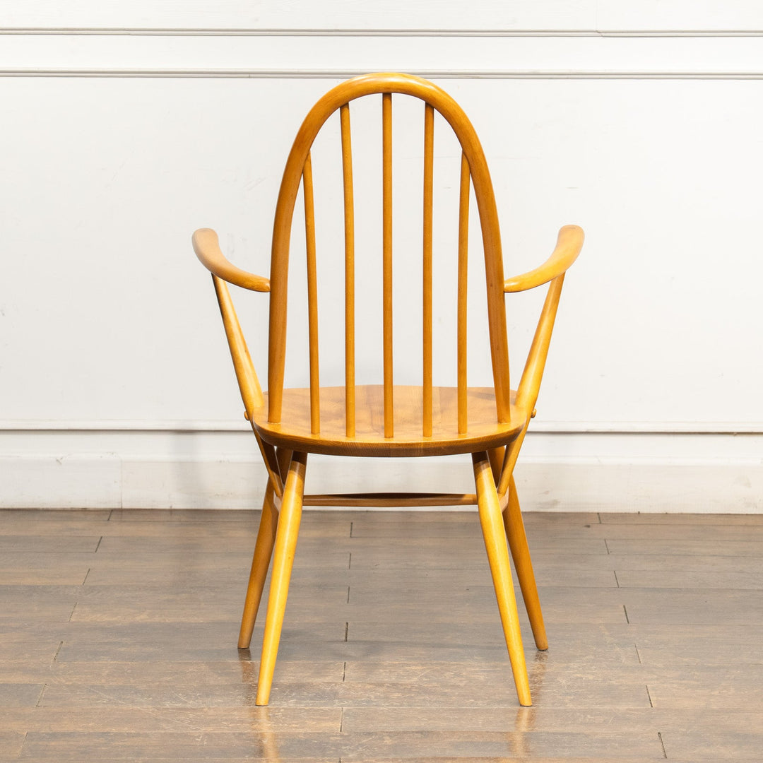 英国【ERCOL アーコール】曲木のボウバック 5本スポーク ウィンザー クエーカーアームチェア No.365A /25G-B8